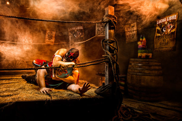 Photograph Daniel Linnet Lucha Libre 8 on One Eyeland